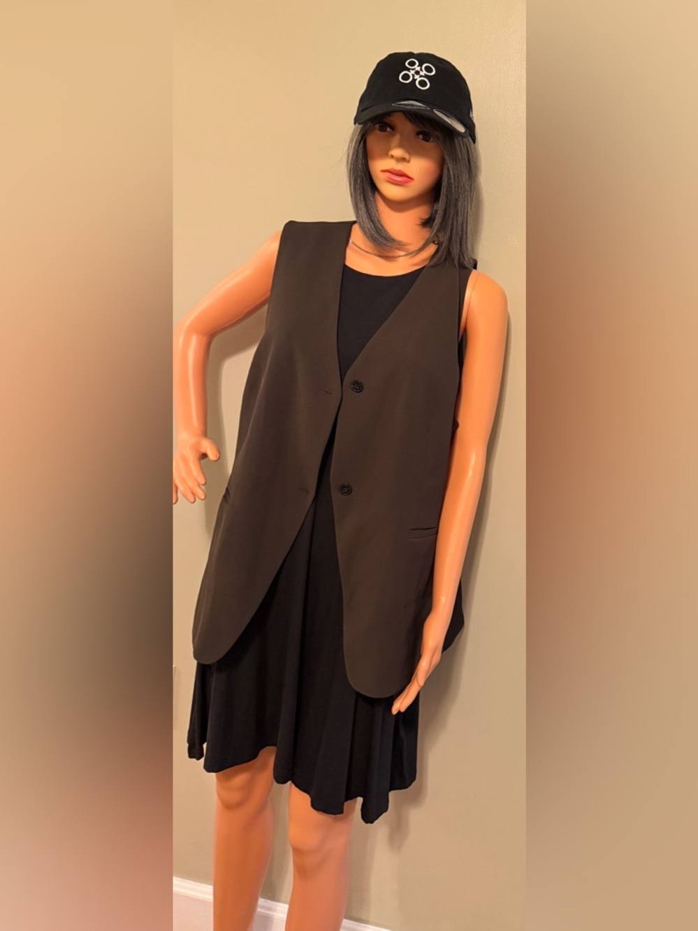 Gap Vest in Terra Brown